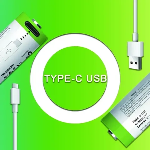 Акумулятори CR123A (16340) з роз’ємом TYPE-C (4 шт., 700 mAh, 3.7V) — фото 6