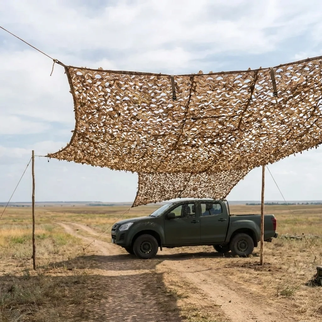 Маскувальна сітка Militex для окопів та бліндажів Дубове листя 5х10м (площа 50 кв.м.)