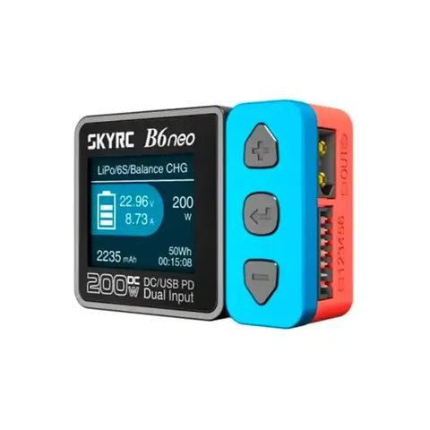 Зарядний пристрій для FPV SkyRC B6 Neo 200 Вт USB PD Dual — фото 2