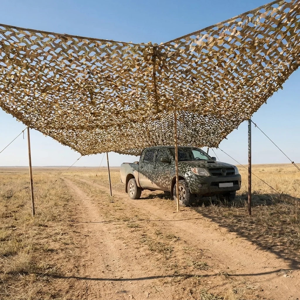 Маскувальна сітка Militex для окопів та бліндажів Мультикам 5х8м (площа 40 кв.м.)