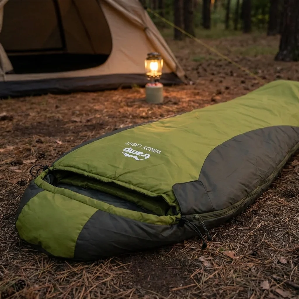 Спальний мішок Tramp Windy Light кокон правий olive 220/80-55 UTRS-055