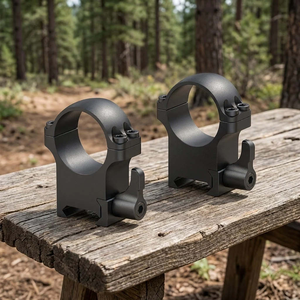 Кільця Vector Optics Сталеві 30 мм Weaver швидкоз'ємні середні