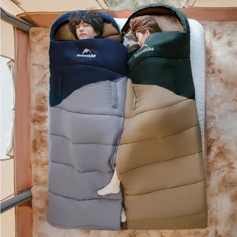 Спальник з капюшоном Naturehike Sunny Day PL02 U250 CNK2550WS028, (8,5°C), лівий, блакитно-синій — фото 8