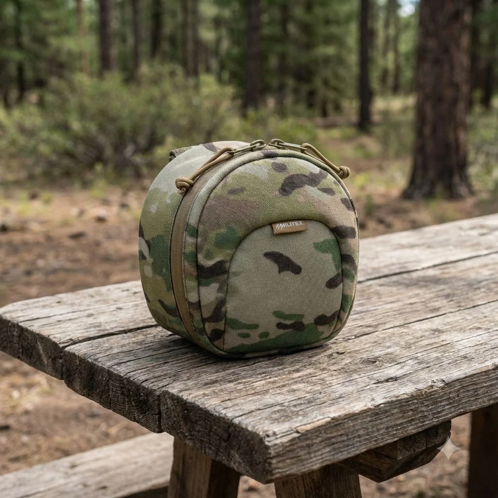 Підсумок Militex (L) для захисту навушників навушники Cordura original USA Мультикам