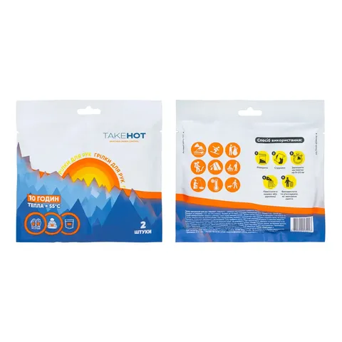 Грілка для рук TakeHot (ТейкХот), 2 шт — фото 4