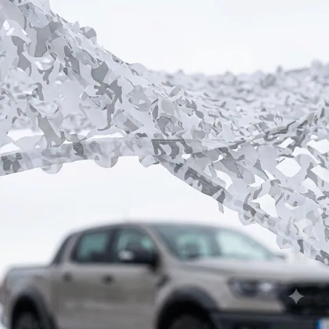 Зимова маскувальна сітка Militex Зимовий мультикам індивідуального розміру (50 грн за 1 кв.м.) — фото 3