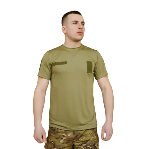 Футболка олива CoolMax — фото 5