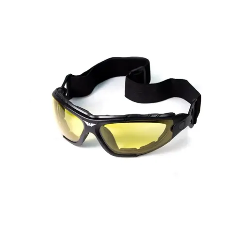 Окуляри фотохромні (захисні) Global Vision Shorty Photochromic (yellow) Anti-Fog, фотохромні жовті, Чорний — фото 5