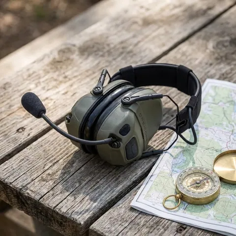 Активні навушники Ops-Core AMP Communication Headset-Connectorized. Верхній тримач. Ranger Green — фото 2