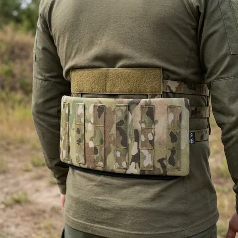 Захист попереку з балістичним пакетом 1 клас захисту Militex cordura USA Multicam