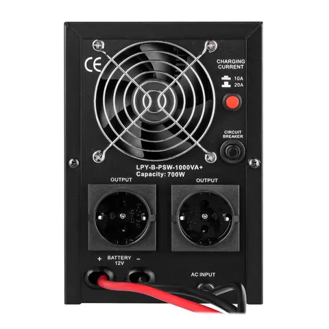 ДБЖ з правильною синусоїдою 12V LPY-B-PSW-1000VA+(700Вт) 10A/20A — фото 3