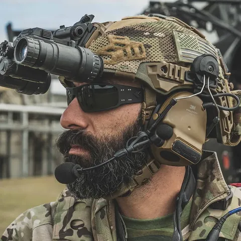 Захисні окуляри Gatorz Magnum ANSI Z87.1 Mil-Spec Ballistic, Low Light, Black - GZ-01-029 — фото 6
