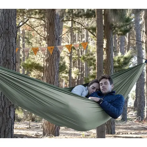 Подвійний гамак Naturehike подвійний оливковий — фото 4