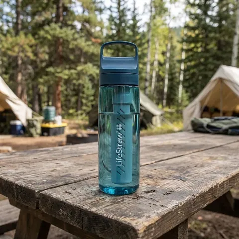 Пляшка-фільтр для води LifeStraw Go Filter Bottle, 650 мл, Laguna Teal