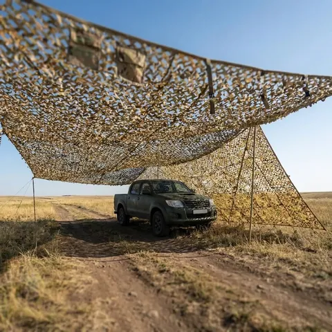 Маскувальна сітка Militex для окопів та бліндажів Мультикам 8х10м (площа 80 кв.м.)