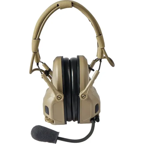Активні навушники Ops-Core AMP Communication Headset-Connectorized. Верхній тримач. Tan — фото 9