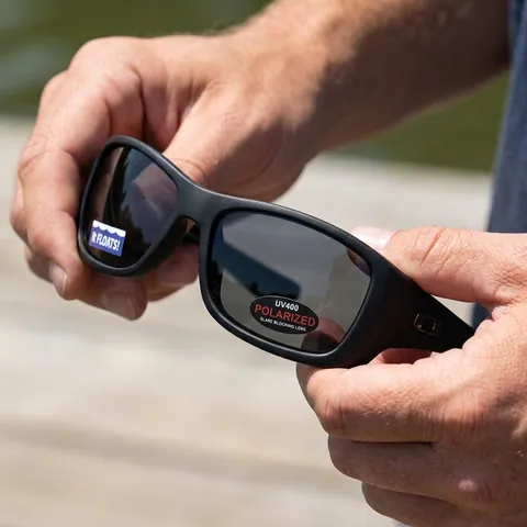 Окуляри поляризаційні BluWater Paddle Polarized (gray) чорні, Чорний — фото 2