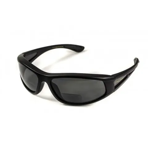 Окуляри біфокальні поляризаційні (захисні) BluWater Winkelman-2 polarized (+2.0 bifocal), (gray) чорні, Чорний — фото 3