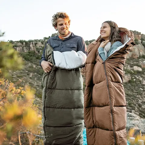 Спальник з капюшоном Naturehike U350 NH20MSD07, (1°C), лівий, зелений — фото 9
