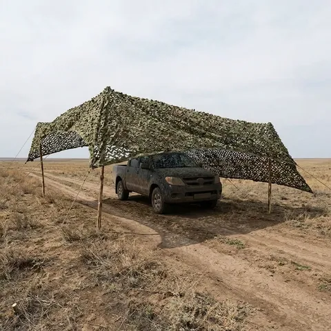 Маскувальна сітка Militex для окопів та бліндажів Темний мультикам 4х8м (площа 32 кв.м.) — фото 1
