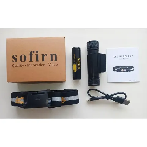 Налобний ліхтар Sofirn H25LR із синім світлом 800лм USB-C (акумулятор 18650 на 3400мАч) — фото 12