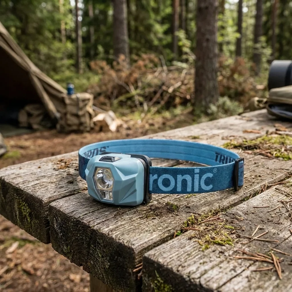 Ліхтар налобний Mactronic Base Camp (360 Lm) Cool White/Warm White/Red LED USB Recharge (AHL0112)