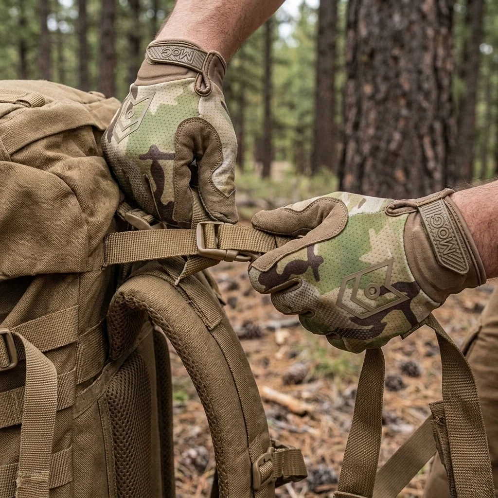 Тактичні рукавиці MOG Target High Abrasion Мультикам