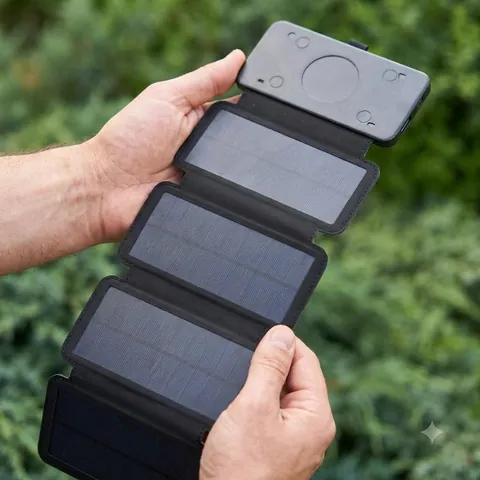 Зовнішній акумулятор Xiamen 5V 1A Power Bank Solar із зарядом від сонячної енергії — фото 3