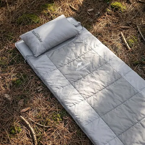 Спальний мішок з подушкою Naturehike NH22MSD01, сірий — фото 3