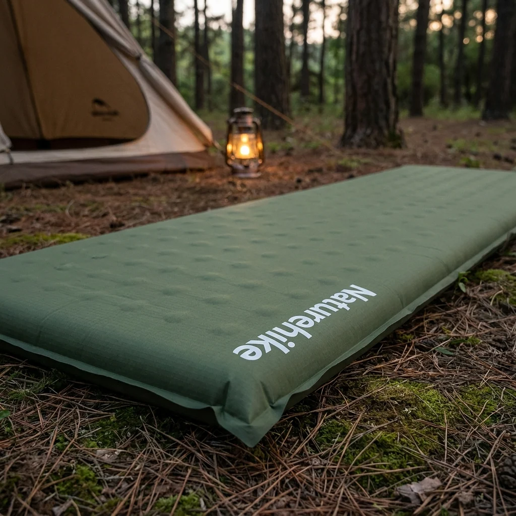 Самонадувний килимок Naturehike CNK2550WS025, 30мм, зелений
