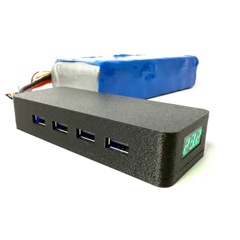 Перехідник блок живлення для заряджання телефона від fpv батареї 4 USB виходи Kiborg — фото 2