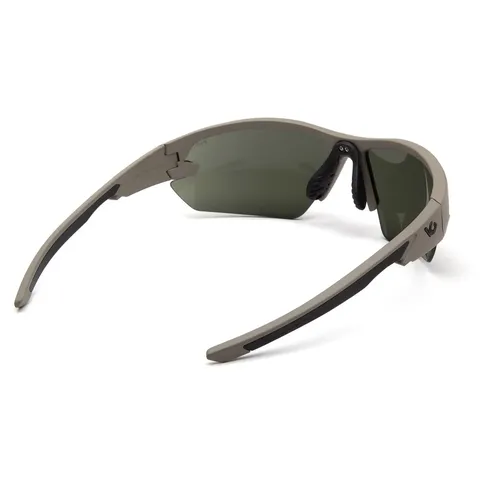 Окуляри захисні Venture Gear Tactical Semtex 2.0 Tan (forest gray) Anti-Fog, чорно-зелені в пісочній оправі, Коричневий — фото 6