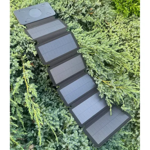 Зовнішній акумулятор Xiamen 5V 1A Power Bank Solar із зарядом від сонячної енергії — фото 2