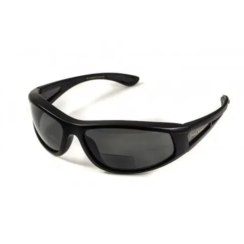 Окуляри біфокальні поляризаційні (захисні) BluWater Winkelman-2 polarized (+2.0 bifocal), (gray) чорні, Чорний — фото 9