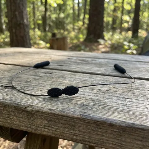 Ремінець для окулярів Retainer (black), регулюється по довжині, чорний