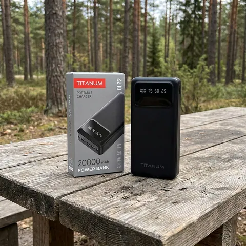 Повербанк 20000mAh TITANUM OL22 Black
