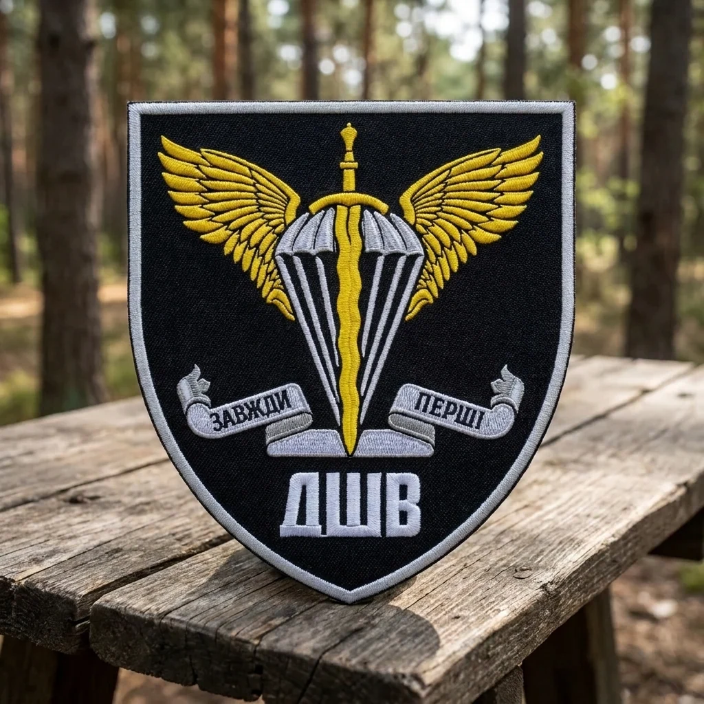 Магніт-Шеврон ДШВ 14*16,5 см сувенір на холодильник