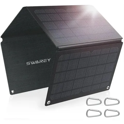 Сонячна панель Solar panel IP67 30W 2xUSB (PD) виходу (BS-030) — фото 2