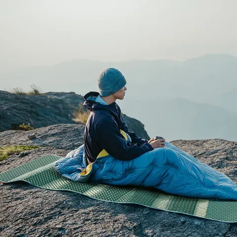Килимок складаний IXPE Naturehike CNK2450WS044, алюмінієва плівка, 195x60х1,8 см, оливковий зелений — фото 9