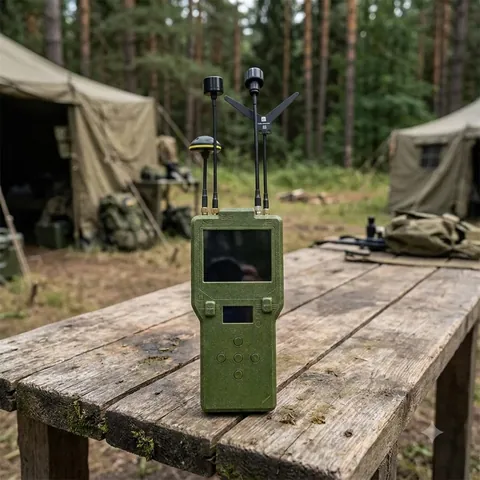 Детектор дронів ДЗИҐА 850-6060 МГц на 4 діапазони (портативний)