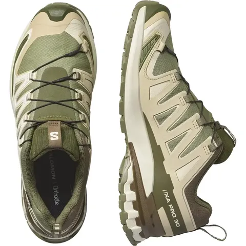 Чоловічі водонепроникні кросівки Salomon XA PRO 3D V9 GTX Deep Lichen Green / Safari — фото 8