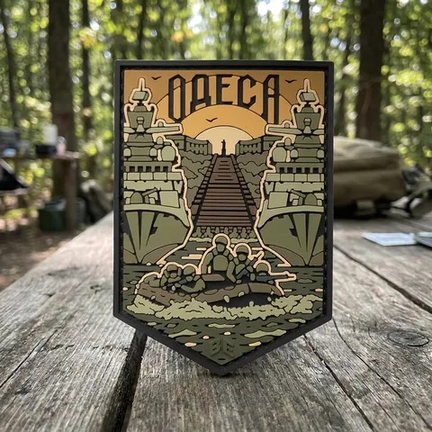 ПВХ Патч (шеврон) "Одеса" олива