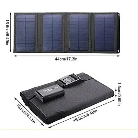Складний сонячний заряд Solar panel 15W 1xUSB (X001JA) — фото 4