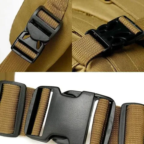 Тактичний рюкзак Molle Assault 55л + (3 органайзери) Койот — фото 5