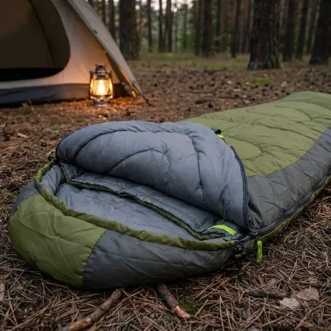 Спальний мішок Tramp Rover Compact кокон правий olive/grey 185/80-55