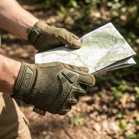 Тактичні рукавиці олива Mechanix — фото 3