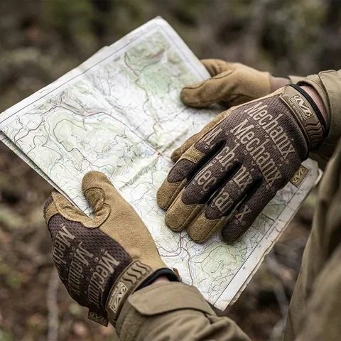 Рукавиці Mechanix коричневі — фото 3