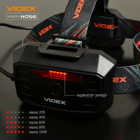 Налобний світлодіодний ліхтарик VIDEX VLF-H056 1400Lm 6500K — фото 10