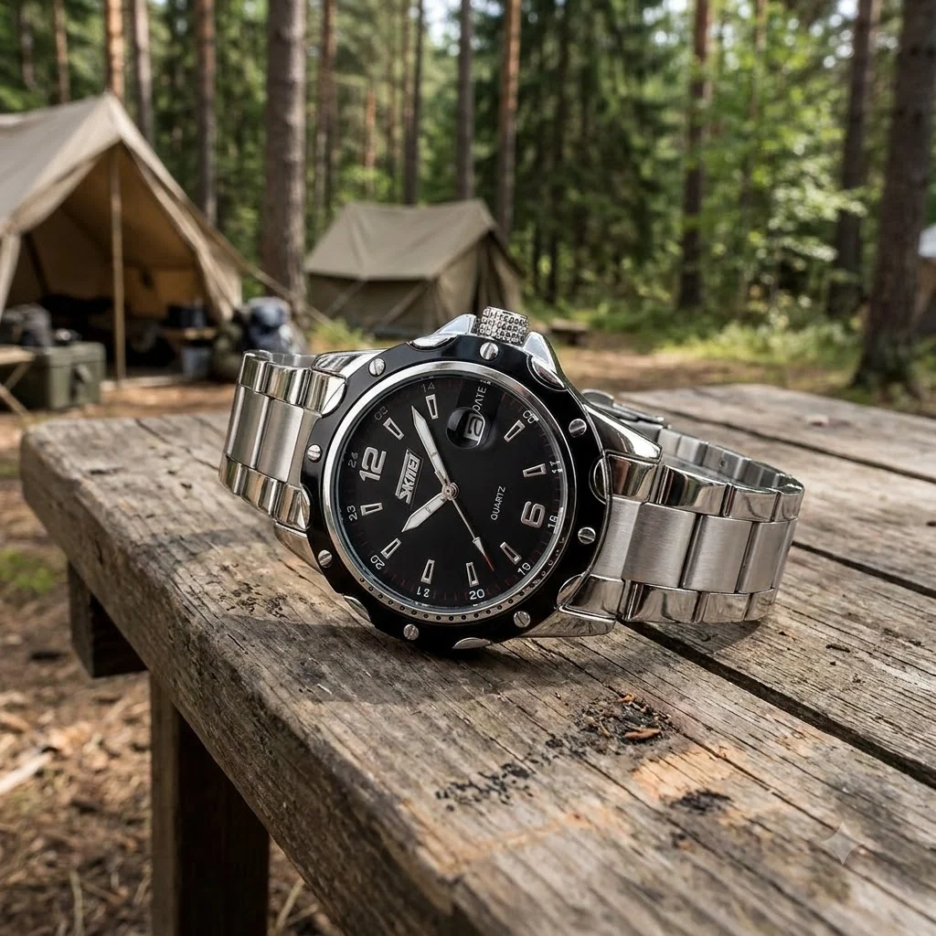 Чоловічий годинник Skmei Robby Steel 0992S