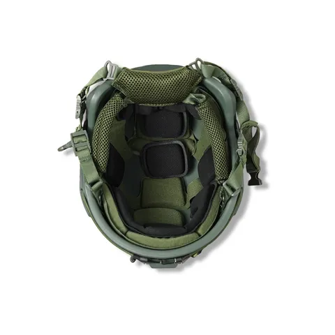 Кевларовий балістичний шолом FAST GEN III Kevlar Olive з кріпленням NVG та рейками — фото 6
